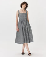 100% European Linen Fit & Flare Midi Dress - US 1342