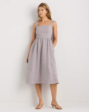 Taupe Brown Gingham