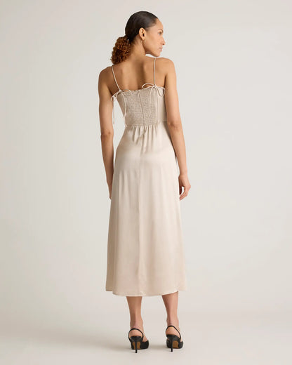 100% Washable Silk Sweetheart Dress - US 2716