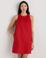 100% European Linen Tank Mini Dress - US 9479