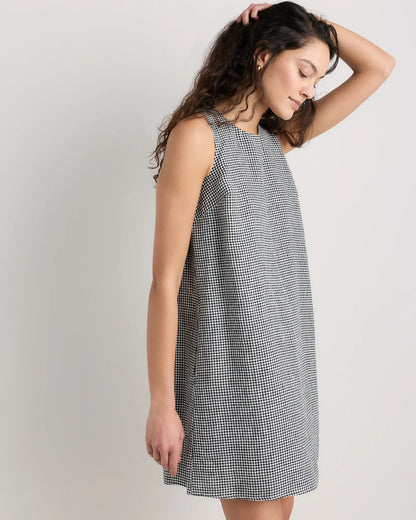 100% European Linen Tank Mini Dress - US 9412