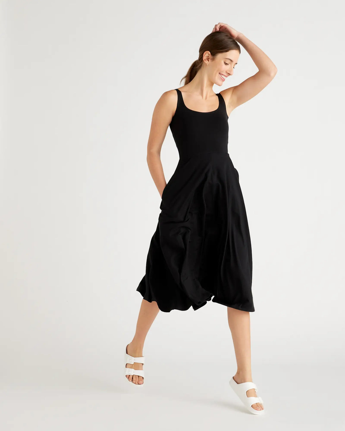 Tencel Jersey Fit & Flare Dress - US 2068