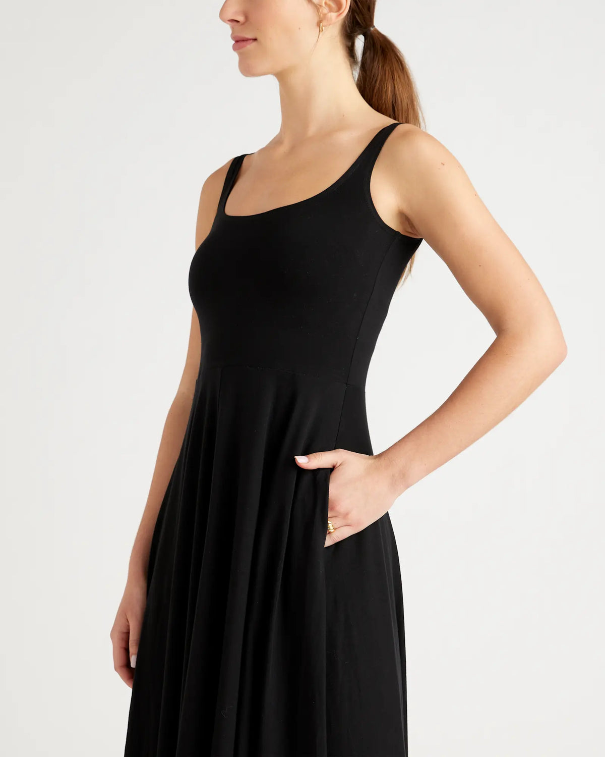 Tencel Jersey Fit & Flare Dress - US 2068