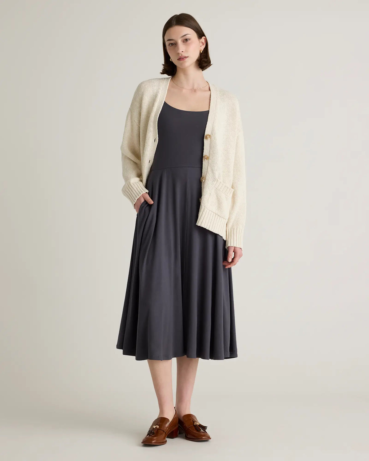 Tencel Jersey Fit & Flare Dress - US 1979