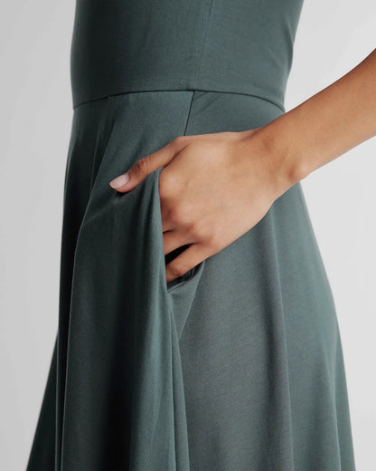 Tencel Jersey Fit & Flare Dress - US 9029