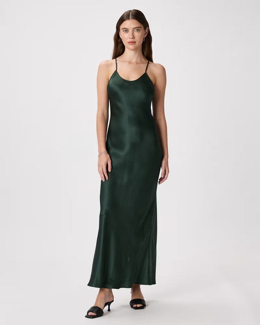 100% Washable Silk Maxi Slip Dress - US 4174