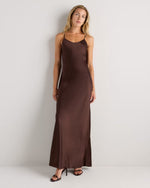 100% Washable Silk Maxi Slip Dress - US 8333
