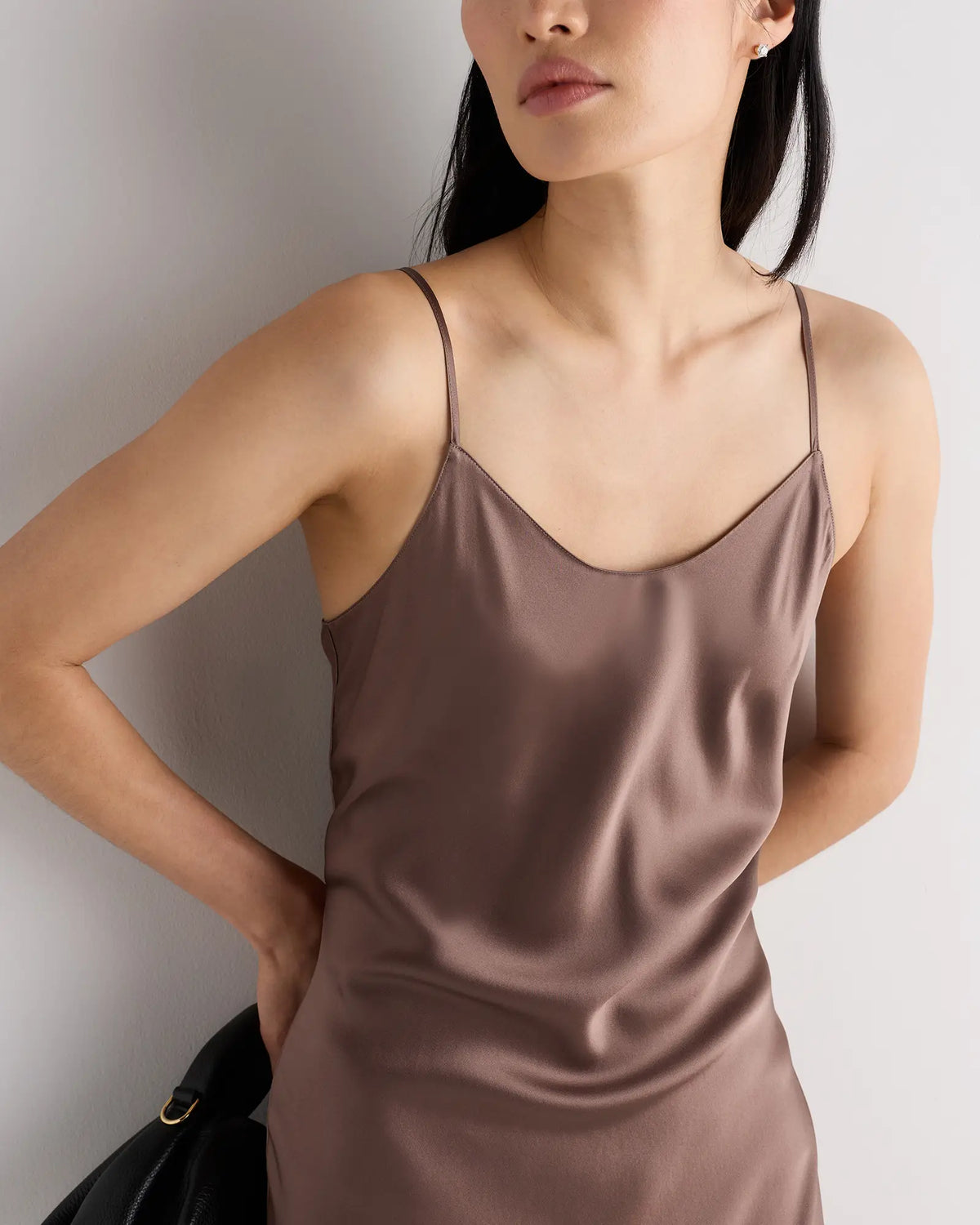 100% Washable Silk Maxi Slip Dress - US 5696
