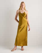 100% Washable Silk Maxi Slip Dress - US 1056