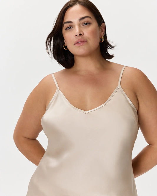 100% Washable Silk Slip Dress - US 3640