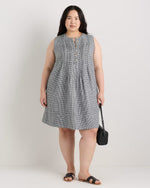 100% European Linen Sleeveless Swing Dress - US 1110