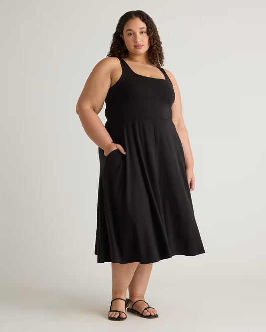 Tencel Jersey Fit & Flare Dress - US 0001