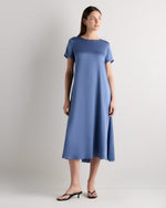 Washable Stretch Silk Voluminous Maxi Dress - US 2392