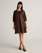 100% Silk Twill Button Front Mini Dress - US 2354