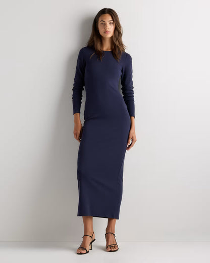 Tencel Modal Knit Long Sleeve Maxi Dress - US 2697