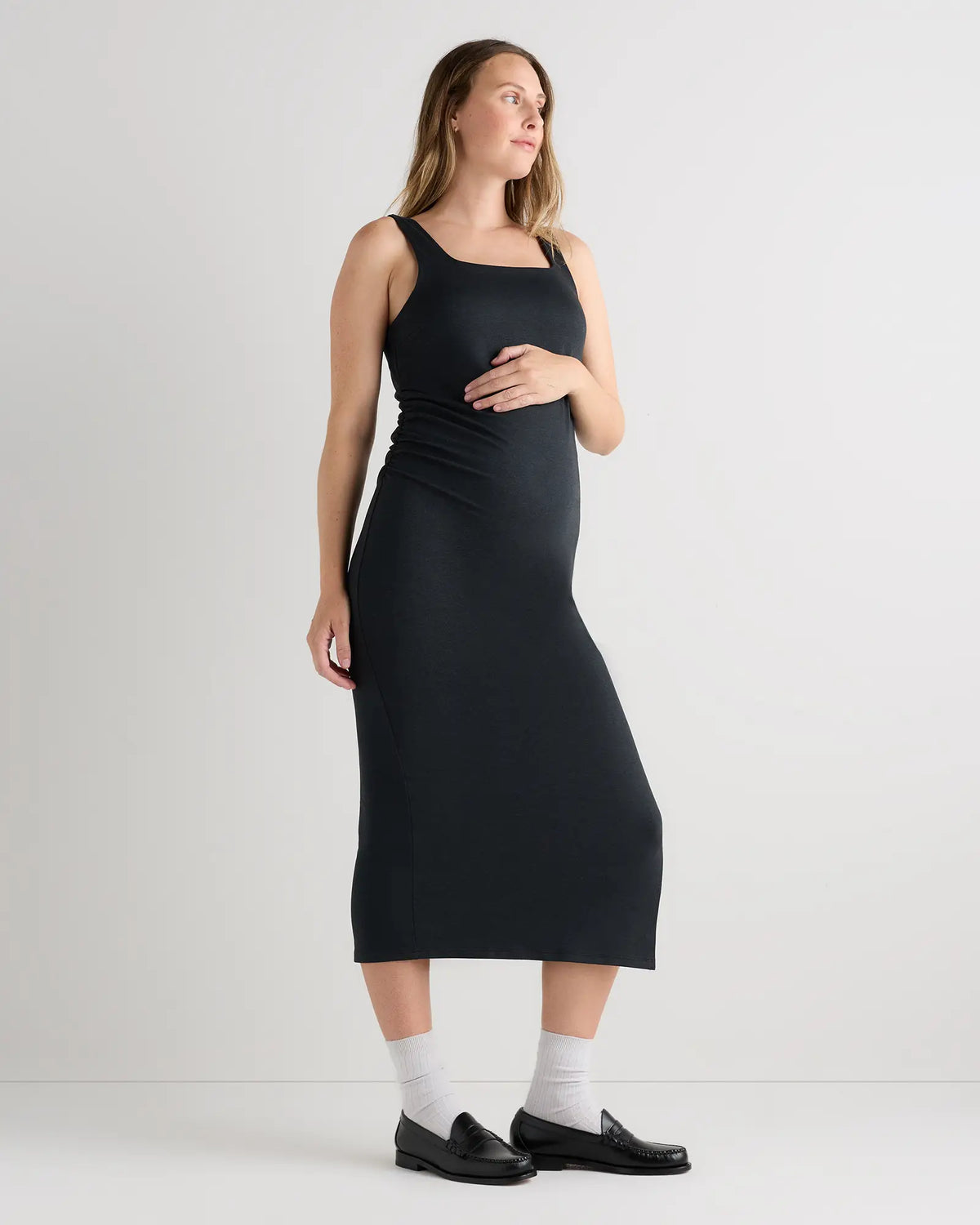 Ultra-Soft Maternity Midi Dress - US 0932