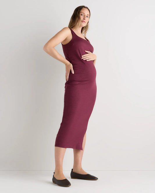 Ultra-Soft Maternity Midi Dress - US 5955