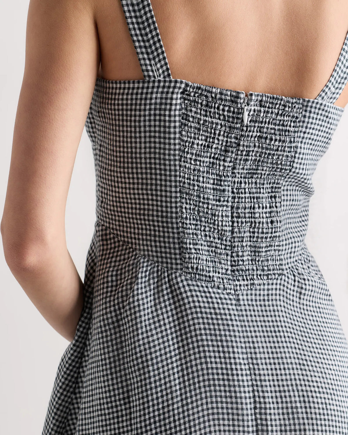 100% European Linen Corset Midi Dress - US 9411
