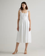 100% European Linen Corset Midi Dress - US 1699