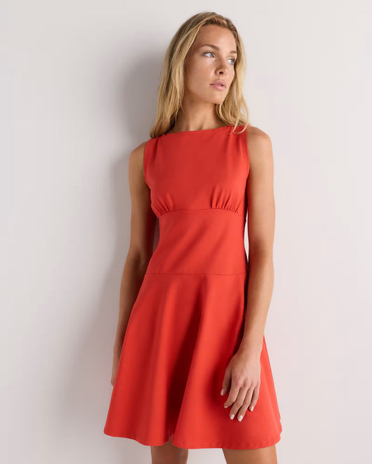 Organic Stretch Jersey Drop Waist Mini Dress - US 8731