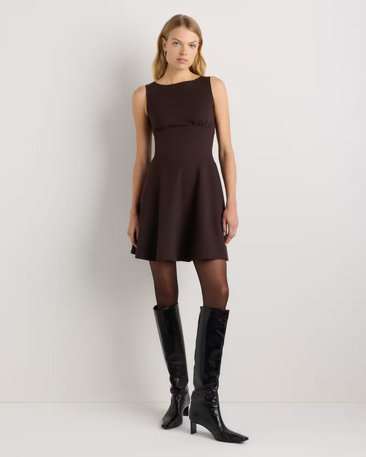 Organic Stretch Jersey Drop Waist Mini Dress - US 0785