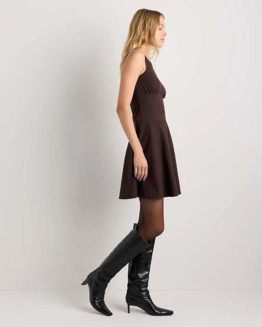 Organic Stretch Jersey Drop Waist Mini Dress - US 0785