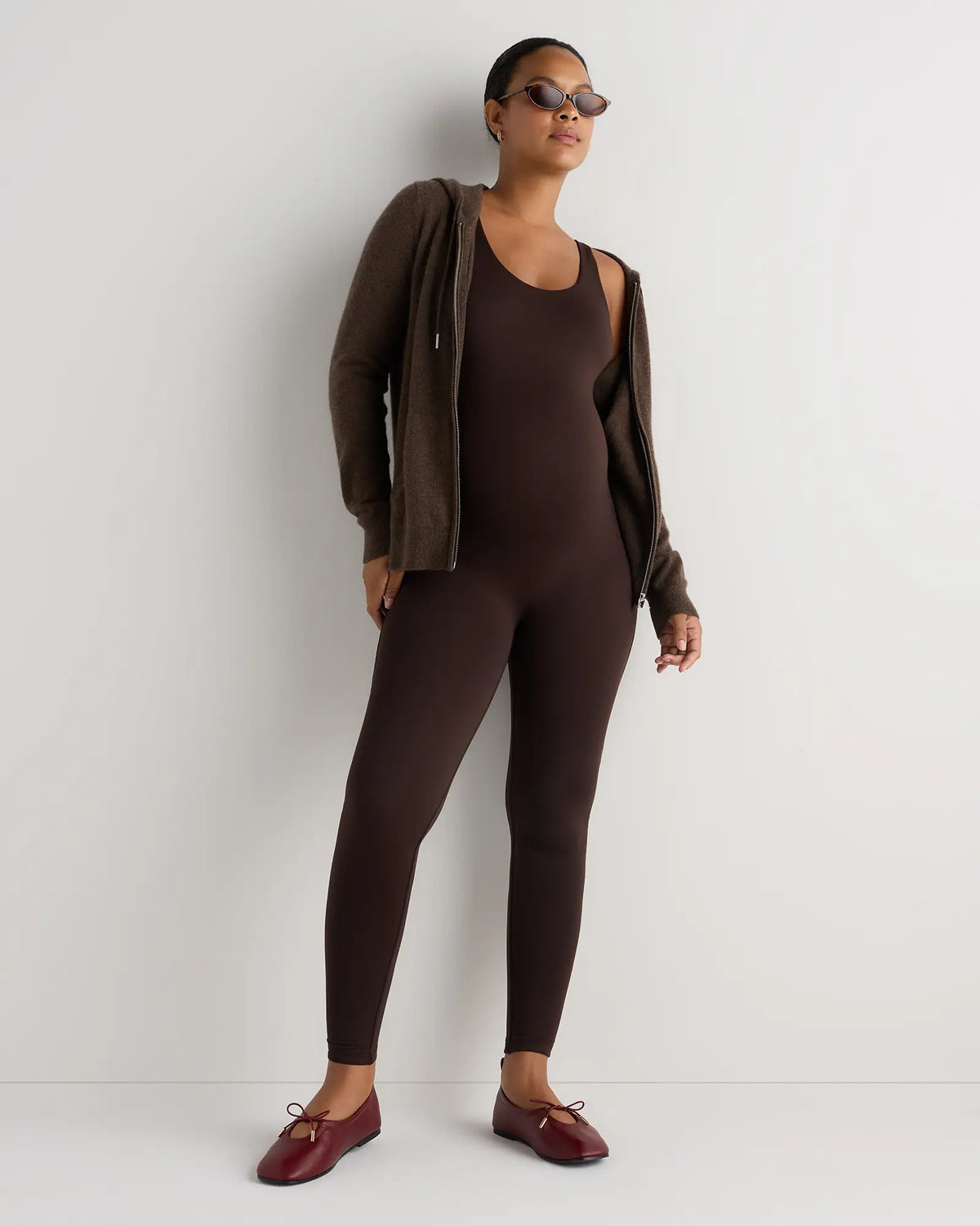 Smooth Stretch Maternity Jumpsuit - US 5969