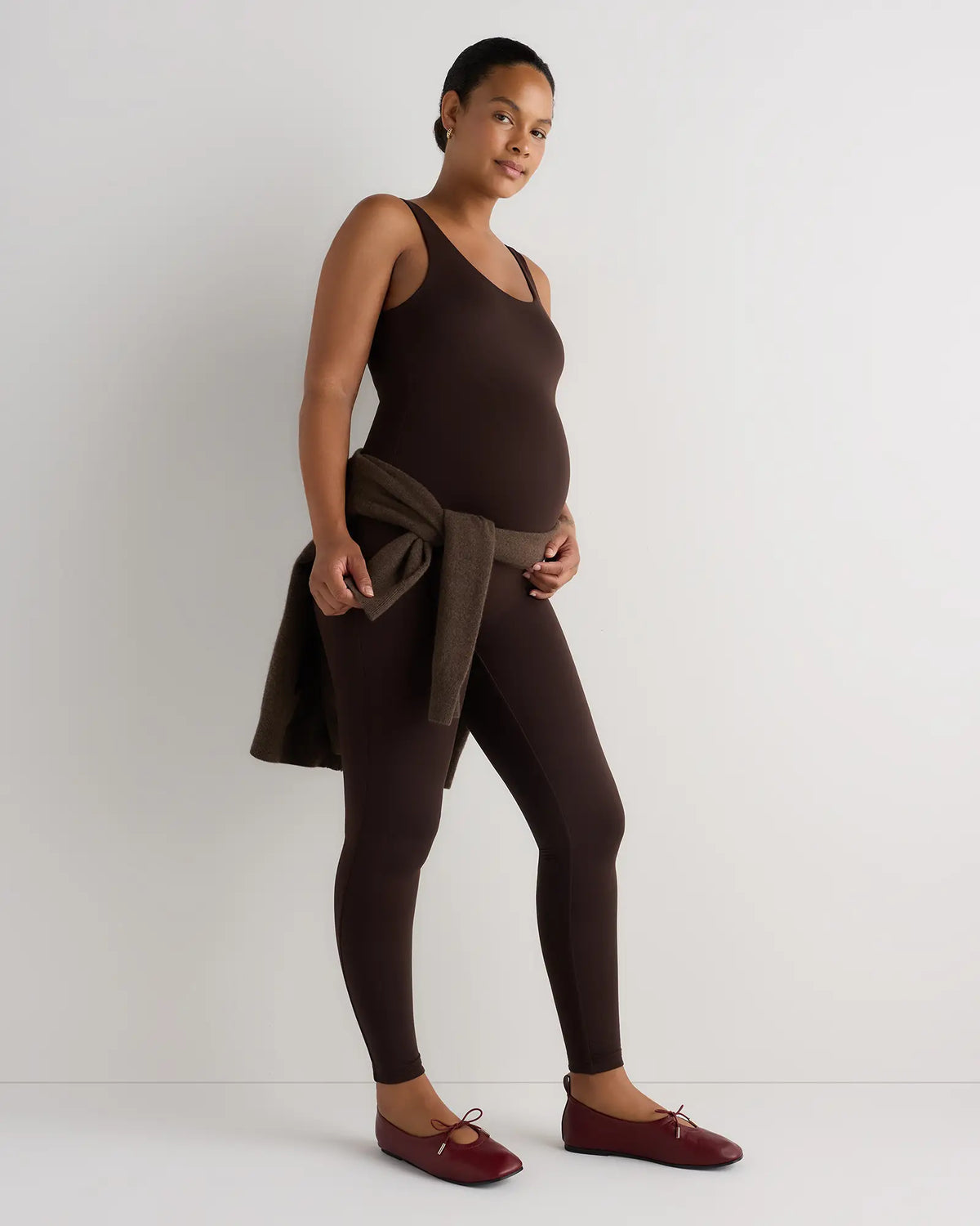 Smooth Stretch Maternity Jumpsuit - US 5969