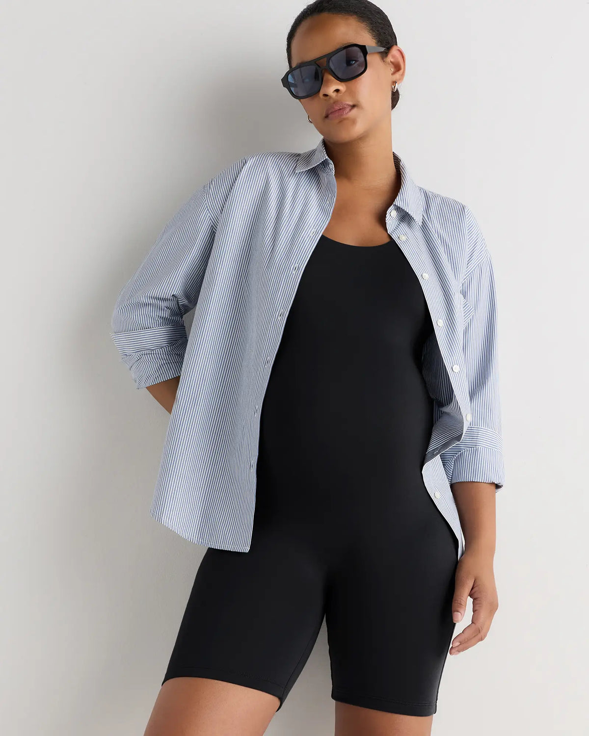 Smooth Stretch Maternity Romper - US 9780
