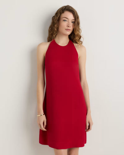 Lightweight Crepe Halter Mini Dress - US 7429