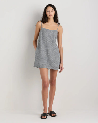100% European Linen Mini Skort Dress - US 0758