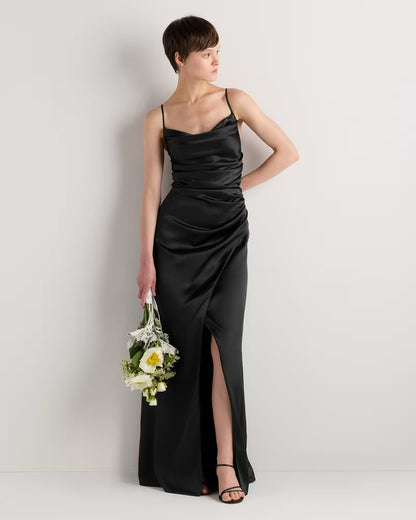 Juliette Stretch Satin Dress - US 8743