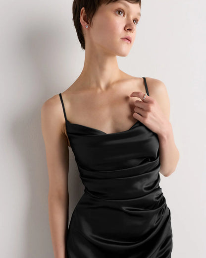 Juliette Stretch Satin Dress - US 8743