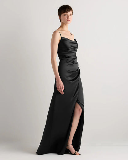 Juliette Stretch Satin Dress - US 8743