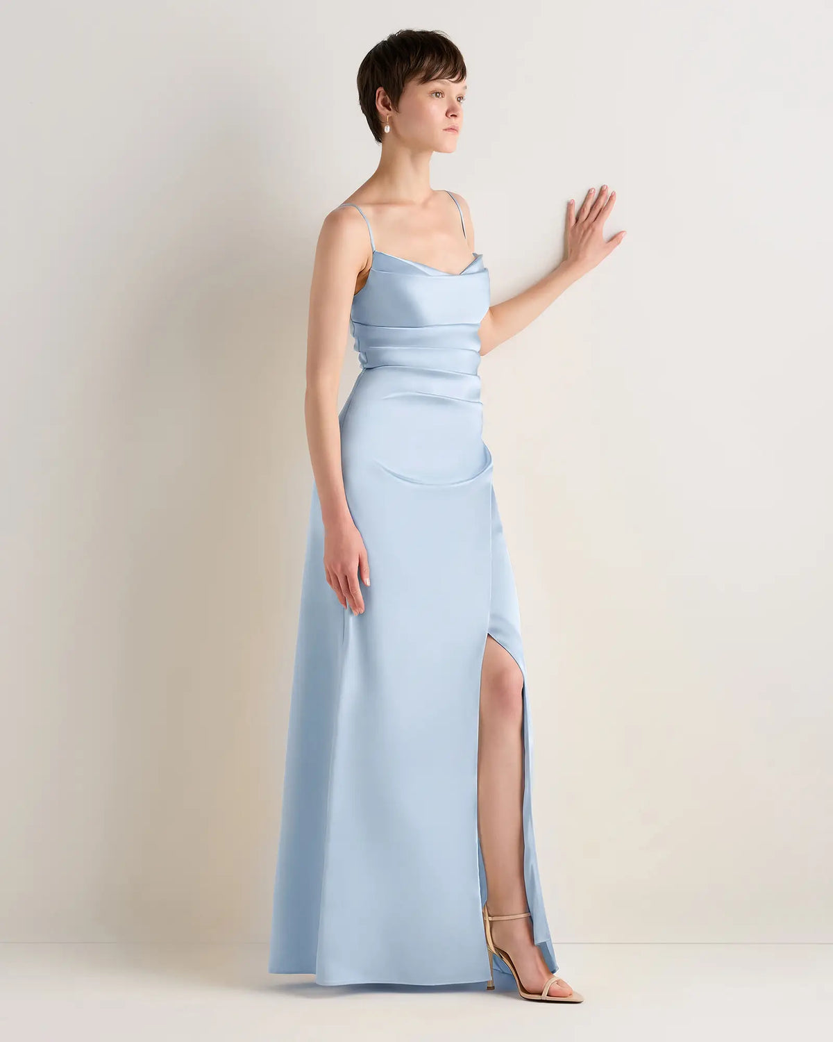 Juliette Stretch Satin Dress - US 5370
