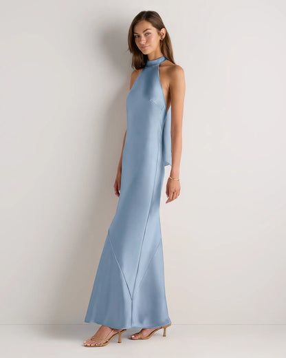 Catalina Stretch Satin Dress - US 8498