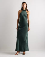 Catalina Stretch Satin Dress - US 1803
