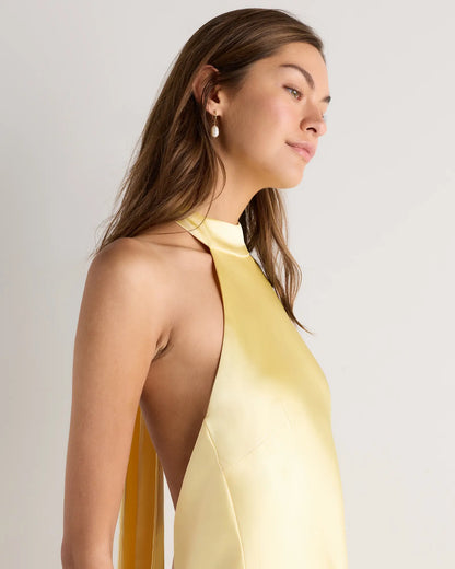 Catalina Stretch Satin Dress - US 2860