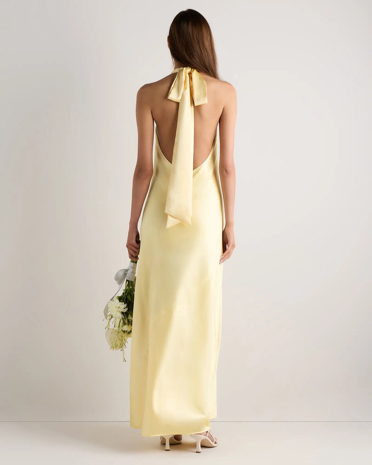 Catalina Stretch Satin Dress - US 2860
