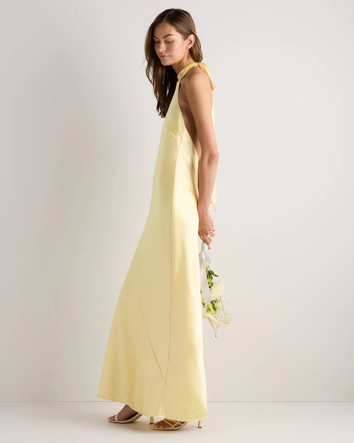 Catalina Stretch Satin Dress - US 2860