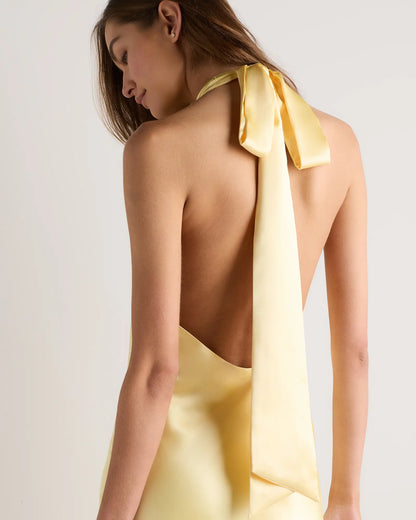 Catalina Stretch Satin Dress - US 2860