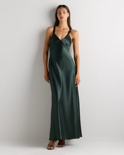 Bianca Stretch Satin Dress - US 1132