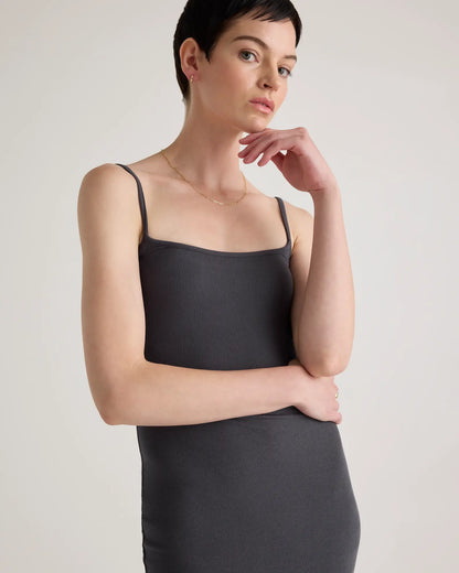 Tencel Rib Knit Maxi Slip Dress - US 4680