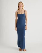 Tencel Rib Knit Maxi Slip Dress - US 0239
