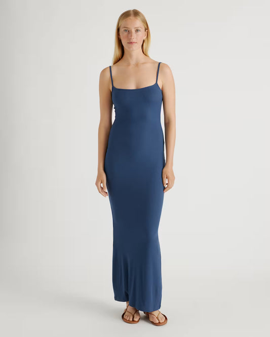 Tencel Rib Knit Maxi Slip Dress - US 0239