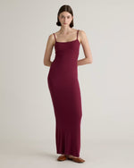 Tencel Rib Knit Maxi Slip Dress - US 5338