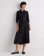 Tencel Modal Knit Midi Shirt Dress - US 1149