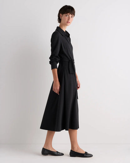 Tencel Modal Knit Midi Shirt Dress - US 1149