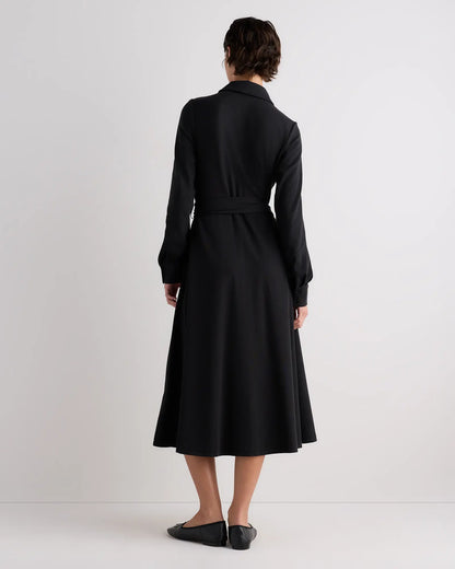 Tencel Modal Knit Midi Shirt Dress - US 1149