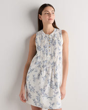 Ivory Porcelain Blue Petite Floral